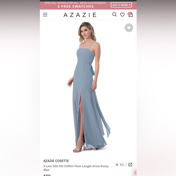 Azazie Dresses & Skirts - AZAZIE COSETTE (Bridesmaid Dress)